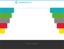 Tablet Screenshot of deepliquidity.com